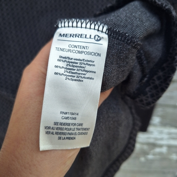 MERRELL WOMENS INDIRA SNAP PLACKET SHIRT Size Large - Picture 8 of 8